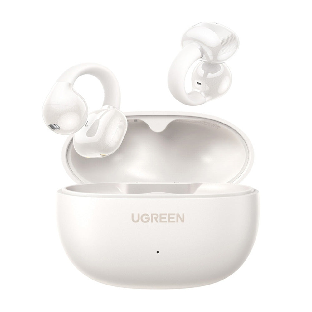 Casti Ugreen HiTune S3 WS209 (45786), Noise Cancelling, TWS, Bluetooth 5.4, IPX5, Smart Touch Control, Alb