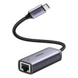 Adaptor Ugreen Ethernet Adapter CM483 (40322), USB-C to RJ45 LAN Port, Plug & Play, Windows, Linux, macOS, 1000Mbps, 5Gbps, Gri