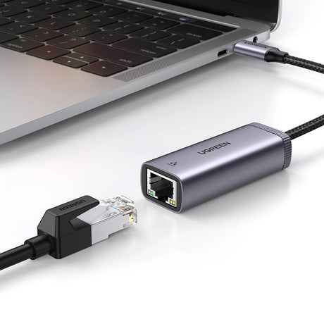 Adaptor Ugreen Ethernet CM483 (40322) USB-C la RJ45, gri