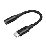 Adaptor Ugreen Type-C la Jack 3.5mm AV161, 10cm, Negru