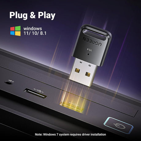 Adaptor Ugreen Bluetooth CM748 (35058), USB, Bluetooth 5.4, negru