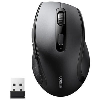 Mouse Ugreen (45012), 2.4G Wireless, 800/1200/1600DPI, Negru
