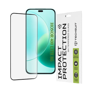 Folie de protectie Techsuit 111D Full Cover / Full Glue Glass compatibil cu Honor X8b / X8c / 400 Lite, Negru