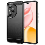 Husa pentru Honor 400 Pro - Techsuit Carbon Silicone - Black