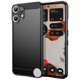 Husa de protectie Techsuit Carbon Silicone compatibil cu Nothing CMF Phone 2 Pro, Negru