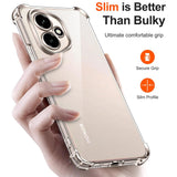 Husa de protectie Techsuit Shockproof Clear Silicone compatibil cu Honor 400, Transparent
