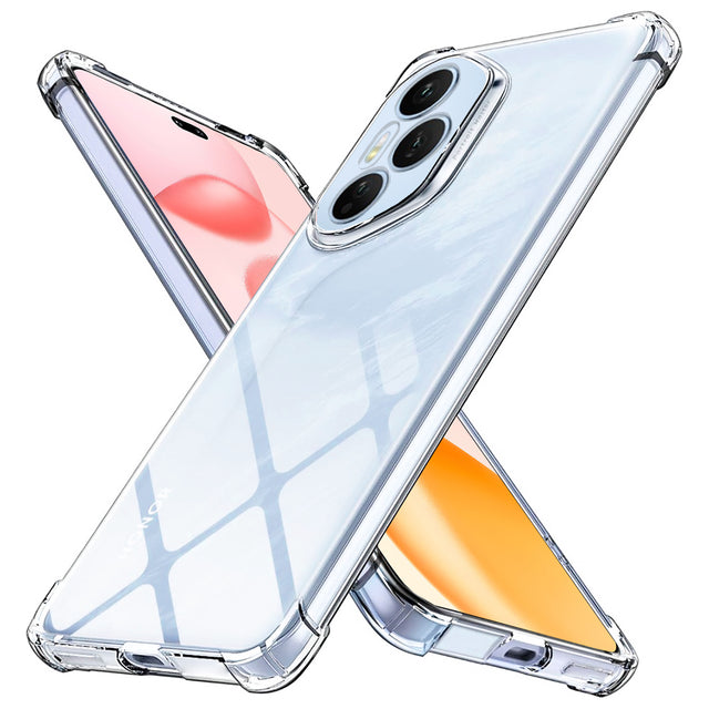 Husa de protectie Techsuit Shockproof Clear Silicone compatibil cu Honor 400 Pro, Transparent
