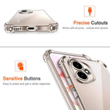 Husa de protectie Techsuit Shockproof Clear Silicone compatibil cu Honor 400 Pro, Transparent