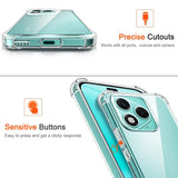 Husa de protectie Techsuit Shockproof Clear Silicone compatibil cu Honor 400 Lite, Transparent