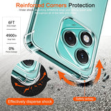 Husa de protectie Techsuit Shockproof Clear Silicone compatibil cu Honor 400 Lite, Transparent
