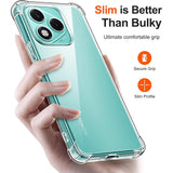 Husa de protectie Techsuit Shockproof Clear Silicone compatibil cu Samsung Galaxy M56, Transparent