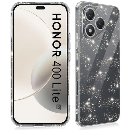 Husa de protectie Techsuit SparkleSkin Series compatibil cu Honor 400 Lite, Transparent