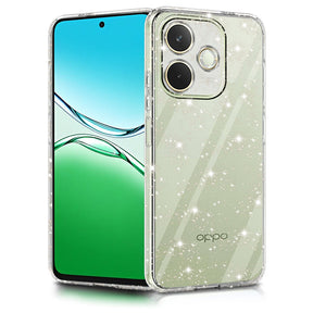 Husa de protectie Techsuit SparkleSkin Series compatibil cu Oppo A5 Pro 4G / A5 Pro 5G, Transparent