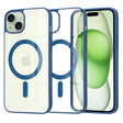 Husa de protectie Techsuit MagSafe Pro compatibil cu iPhone 15 Plus, Albastru