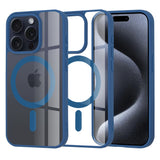 Husa de protectie Techsuit MagSafe Pro compatibil cu iPhone 15 Pro, Albastru