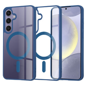Husa de protectie Techsuit MagSafe Pro compatibil cu Samsung Galaxy S24 Plus, Albastru