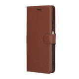 Husa de protectie Techsuit Leather Folio compatibil cu Oppo A5 Pro 4G / A5 Pro 5G, Maro