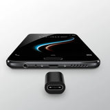 Adaptor Techsuit (set de 3) Premium OTG Adapter TriFlashX (A19), 1xUSB-C to USB, 1x USB-C to Micro-USB, 1xUSB-C to Lightning, Negru