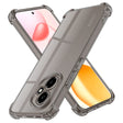 Husa de protectie Techsuit Shockproof Clear Silicone compatibil cu Honor 600 Lite, Negru Fumuriu