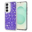 Husa de protectie Techsuit Sparkly Glitter compatibil cu Samsung Galaxy S25 Plus, Mov