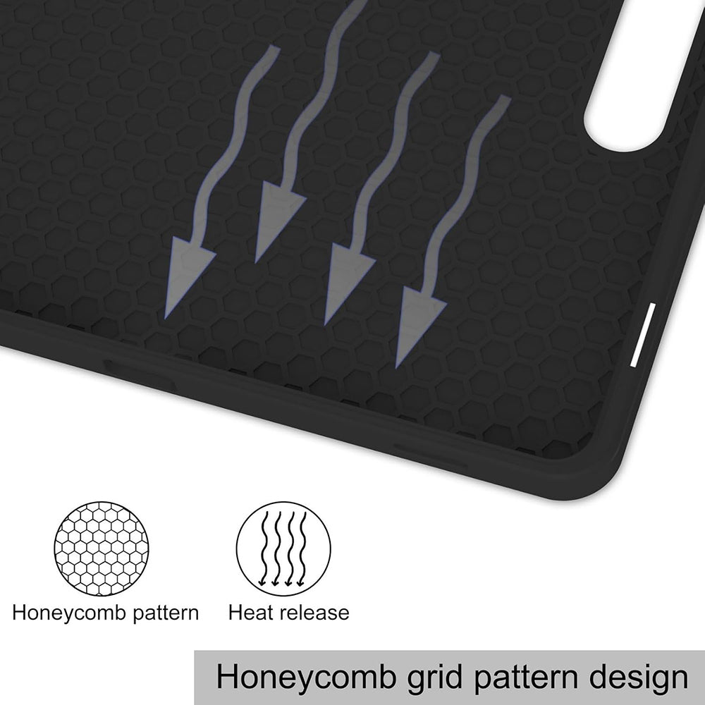 Husa de protectie tableta Techsuit Flex Trifold (with Pencil Holder) compatibil cu Samsung Galaxy Tab S10 FE Plus, Mov