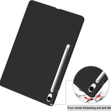 Husa de protectie tableta Techsuit Flex Trifold (with Pencil Holder) compatibil cu Samsung Galaxy Tab S10 FE Plus, Matcha Green