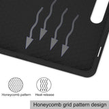 Husa de protectie tableta Techsuit Flex Trifold (with Pencil Holder) compatibil cu Samsung Galaxy Tab S10 FE Plus, Matcha Green