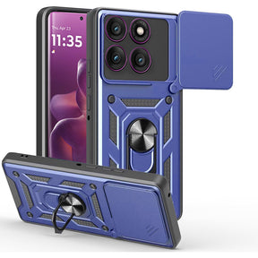 Husa de protectie Techsuit CamShield Series compatibil cu Motorola Edge 60 Pro, Albastru
