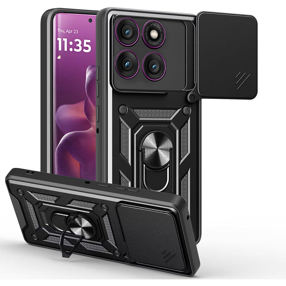 Husa de protectie Techsuit CamShield Series compatibil cu Motorola Edge 60 Pro, Negru