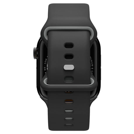 Accesoriu smartwatch Spigen Nano Pop (AMP09324) compatibil cu Apple Watch 1/2/3/4/5/6/7/8/9/10/11/SE/SE 2/SE 3 (38/40/41/42mm), Negru Sesame