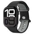 Accesoriu smartwatch Spigen Nano Pop (AMP09324) compatibil cu Apple Watch 1/2/3/4/5/6/7/8/9/10/11/SE/SE 2/SE 3 (38/40/41/42mm), Negru Sesame