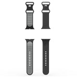 Accesoriu smartwatch Spigen Nano Pop (AMP09324) compatibil cu Apple Watch 1/2/3/4/5/6/7/8/9/10/11/SE/SE 2/SE 3 (38/40/41/42mm), Negru Sesame