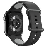 Accesoriu smartwatch Spigen Nano Pop (AMP09324) compatibil cu Apple Watch 1/2/3/4/5/6/7/8/9/10/11/SE/SE 2/SE 3 (38/40/41/42mm), Negru Sesame