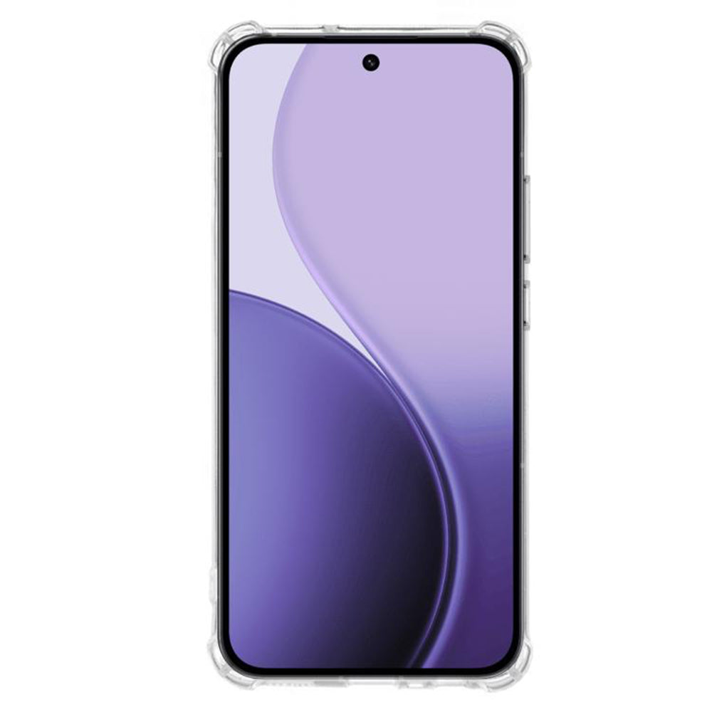 Husa de protectie Techsuit Shockproof Clear Silicone compatibil cu Oppo Reno14, Transparent