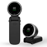 Techsuit Premium Mini Hand Fan (A9), with LED Digital Display, USB-C Rechargeable, 5 Wind Speeds, 5000mAh, Negru