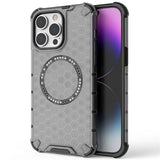 Husa de protectie Techsuit HoneyComb Shield MagSafe compatibil cu iPhone 14 Pro, Negru