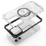 Husa de protectie Techsuit HoneyComb Shield MagSafe compatibil cu iPhone 14 Pro, Negru