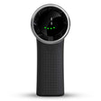 Techsuit Premium Mini Hand Fan (A8), with LED Digital Display, USB-C Rechargeable, 5 Wind Speeds, 3600mAh, Negru
