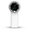 Techsuit Premium Mini Hand Fan (A8), with LED Digital Display, USB-C Rechargeable, 5 Wind Speeds, 3600mAh, Alb