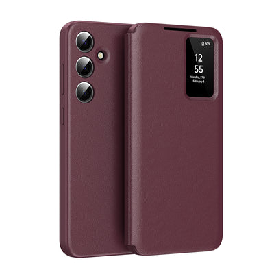 Husa de protectie Techsuit SmartView Series compatibil cu Samsung Galaxy S26 FE, Roșu