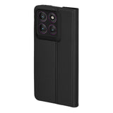 Husa de protectie Techsuit Magskin Book compatibil cu Motorola Edge 60 Pro, Negru