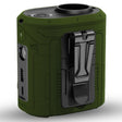 Techsuit Premium Portable Mini Fan (Z14), with Power Bank, Rechargeable, 5 Wind Speeds, Belt Buckle, 5000mAh, Verde