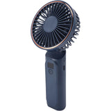 Techsuit Premium Mini Hand Fan (M12), with LED Digital Display, USB-C Rechargeable, 6 Wind Speeds, 5000mAh, Albastru