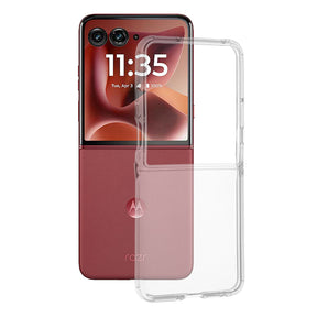 Husa de protectie Techsuit Clear Silicone compatibil cu Motorola Razr 60 Ultra, Transparent