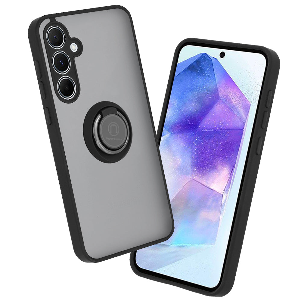 Husa de protectie Techsuit Glinth compatibil cu Samsung Galaxy A55 5G, Negru