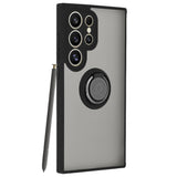 Husa de protectie Techsuit Glinth compatibil cu Samsung Galaxy S24 Ultra, Negru