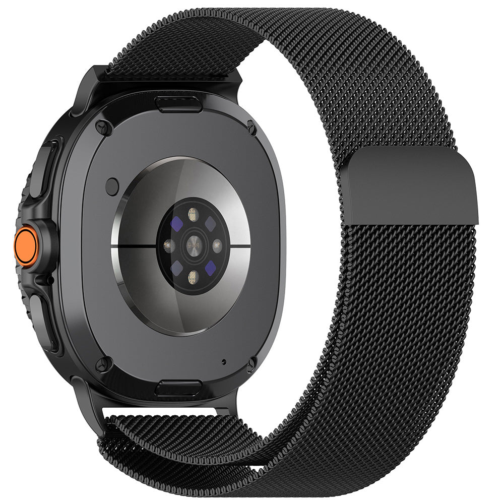 Curea smartwatch Techsuit Watchband (W009) compatibil cu Samsung Galaxy Watch8 40mm/Watch8 44mm/Watch8 Classic, Negru