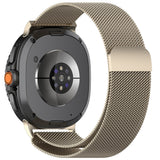 Curea smartwatch Techsuit Watchband (W009) compatibil cu Samsung Galaxy Watch8 40mm/Watch8 44mm/Watch8 Classic, Titanium Natural