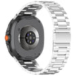 Curea smartwatch Techsuit Watchband (W010) compatibil cu Samsung Galaxy Watch8 40mm/Watch8 44mm/Watch8 Classic, Argintiu