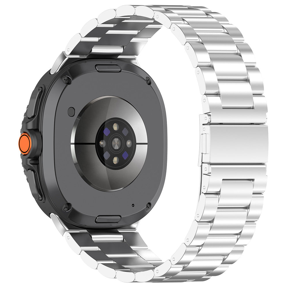 Curea smartwatch Techsuit Watchband (W010) compatibil cu Samsung Galaxy Watch8 40mm/Watch8 44mm/Watch8 Classic, Argintiu